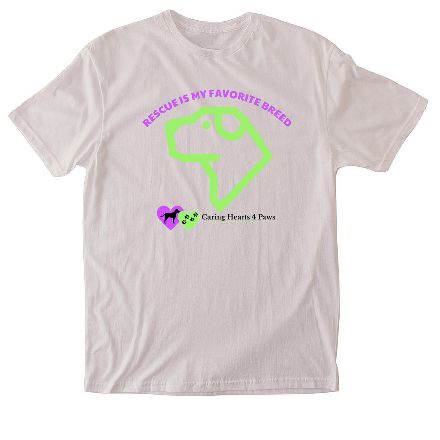 Rescue is my favorite breed, a Ice Grey Softstyle Cotton Tee