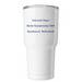 Team Ori Universal Sieger 2026, a White Insulated Tumbler (back-view)
