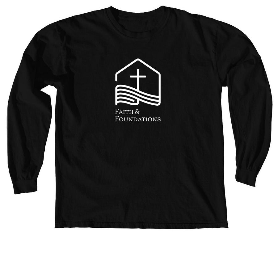 F+F Comfort Colors T-Shirts & Sweatshirts, a Black Comfort Colors Long Sleeve Tee