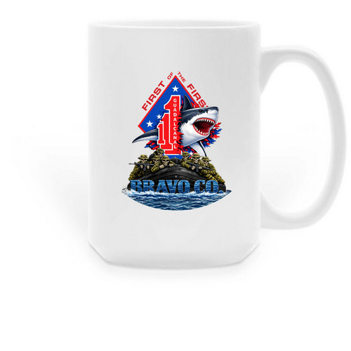 Bravo Raiders Mug, a White Large Coffee Mug