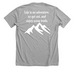 The Right Line Adventure, a Athletic Heather Premium Unisex Tee (back-view)