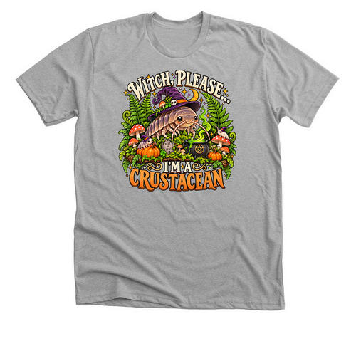 Witch Please!, a Athletic Heather Premium Unisex Tee