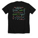 Dear NICU Parent, a Solid Black Blend Premium Unisex Tee (back-view)