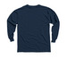 STV Blue Streak Volleyball, a Navy Youth Long Sleeve Tee (back-view)