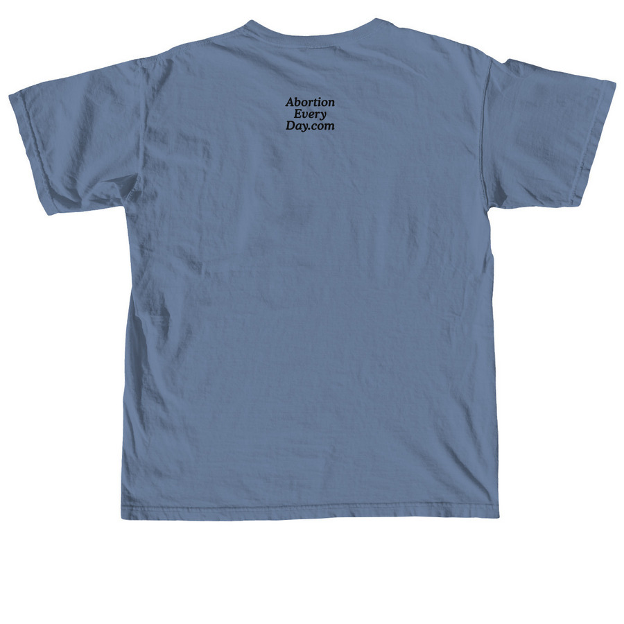 Mife, Miso, And Me, a Blue Jean Comfort Colors Unisex Tee (back-view)