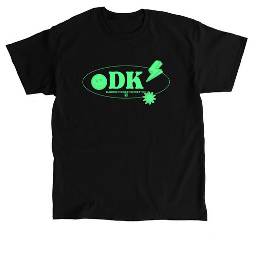 DK Simple & Bold- green!, a Black Classic Unisex Tee