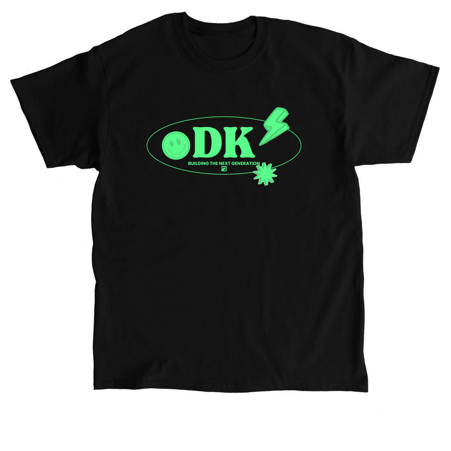 DK Simple & Bold- green!, a Black Classic Unisex Tee