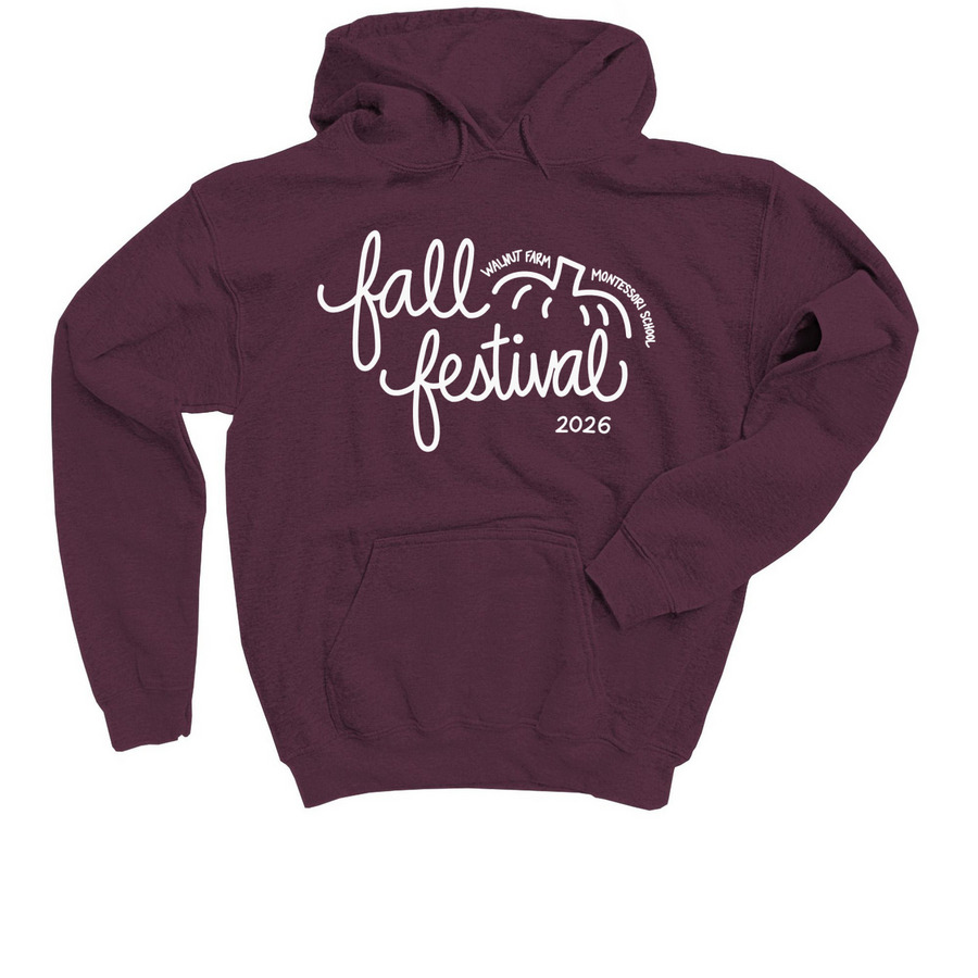 Youth Hoodie - FF26, a Maroon Youth Pullover Hoodie