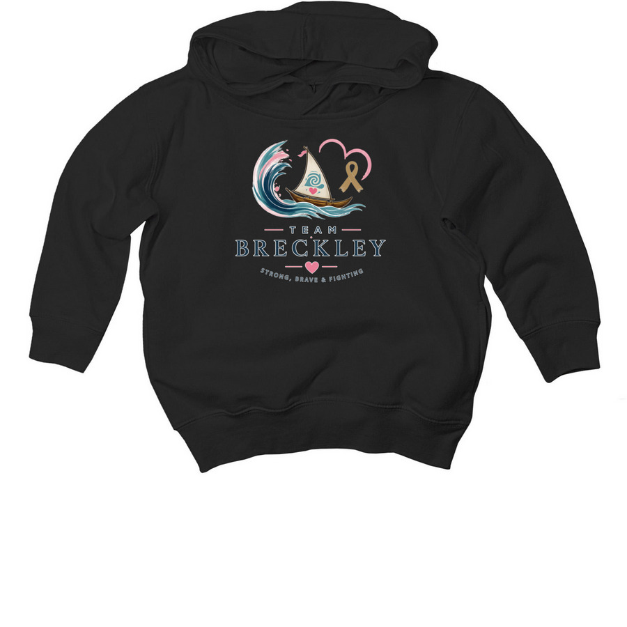 Toddler, a Black Toddler Pullover Hoodie