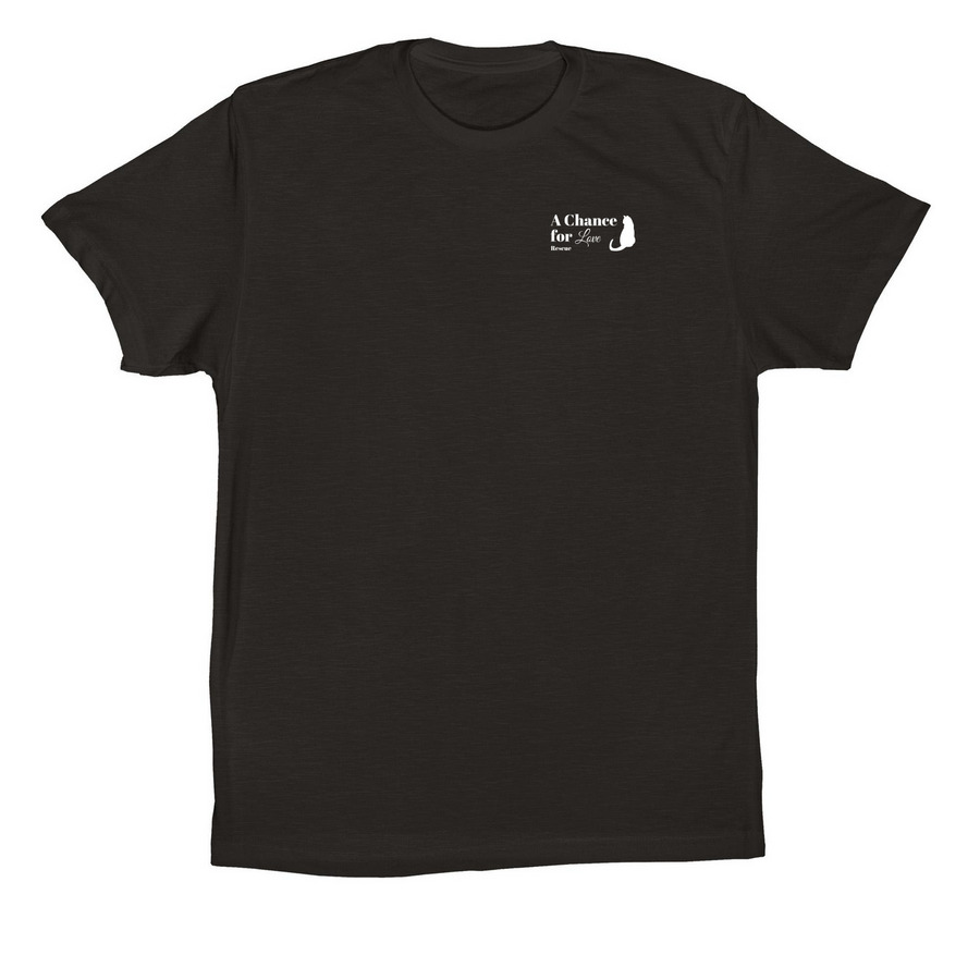 Support our shelter!, a Black Premium Cotton Tee