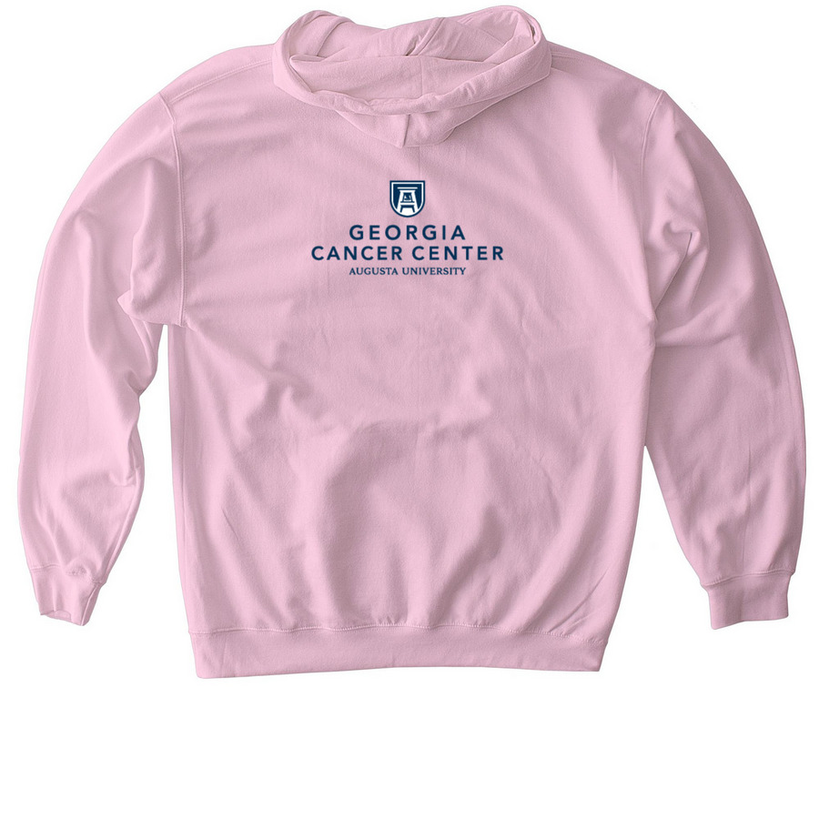 Unite26, a Light Pink Gildan Softstyle Pullover Hoodie (back-view)