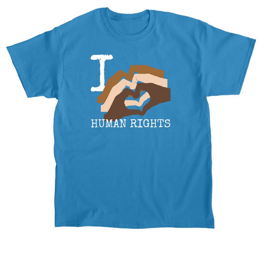 I heart human rights, a Sapphire Classic Unisex Tee