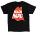 Nolon Haag our Superhero, a Black Classic Unisex Tee (back-view)