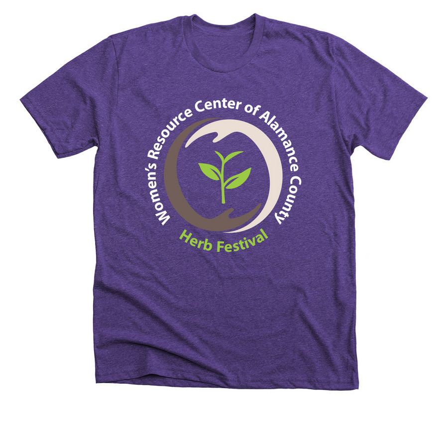 Herb Festival "Crew" Shirts&nbsp;, a Heather Team Purple Premium Unisex Tee