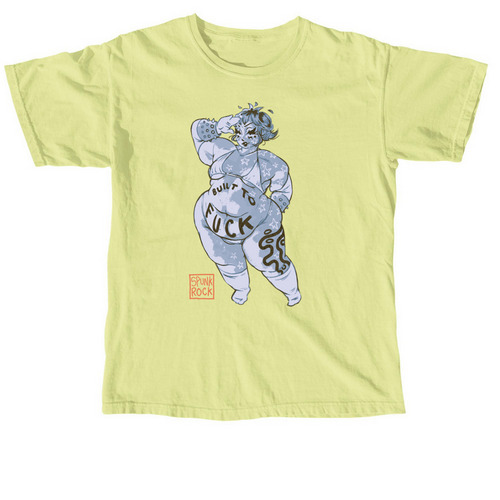 BTF, a Neon Lemon Comfort Colors Unisex Tee