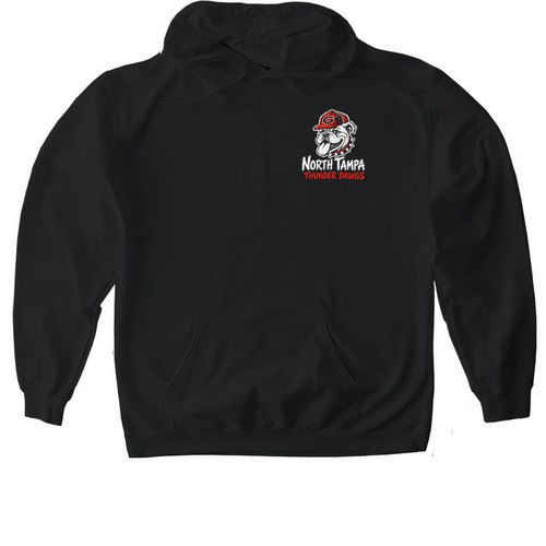 North Tampa Thunder Dawgs Hoodie, a Black Gildan Softstyle Pullover Hoodie