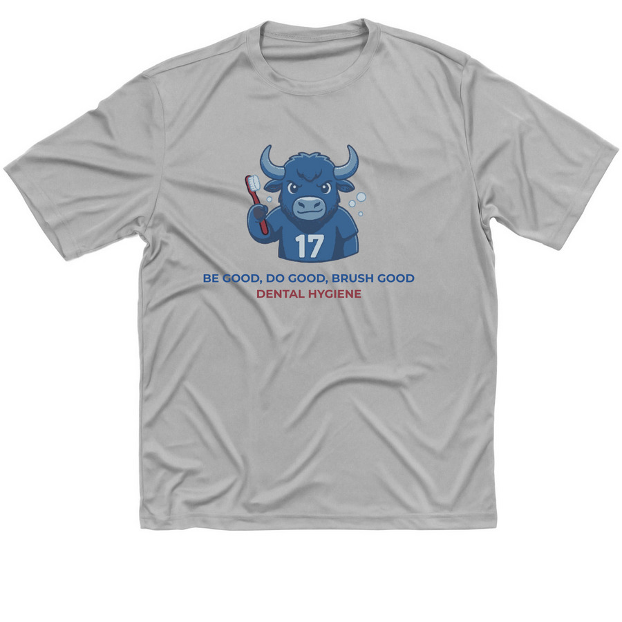 Nike Buffalo Design, a Silver Classic Performance Tee