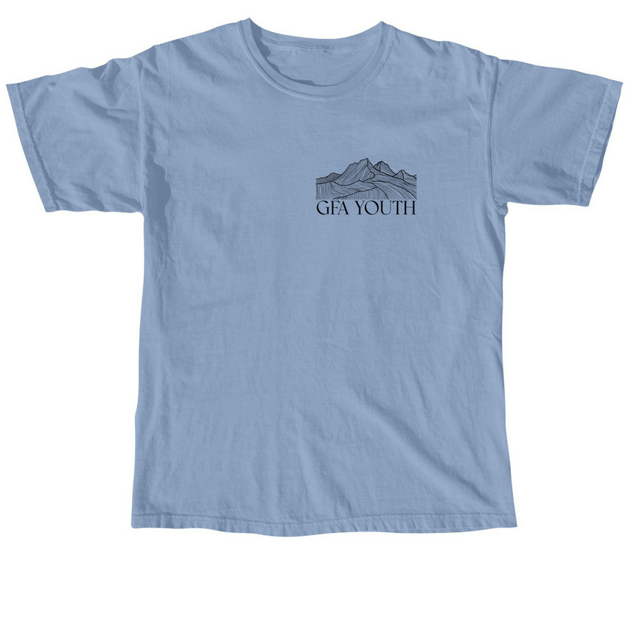 Youth Merch, a Washed Denim Comfort Colors Unisex Tee