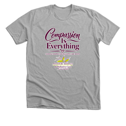 Hospice & Palliative Care Month, a Athletic Heather Premium Unisex Tee
