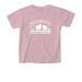 White Wildwood Logo (Youth), a Blossom Comfort Colors Youth Tee