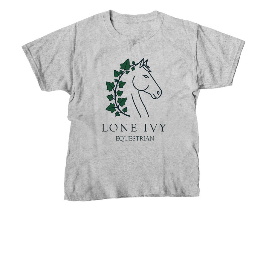 Lone Ivy Equestrian, a Sport Grey Youth Unisex Tee