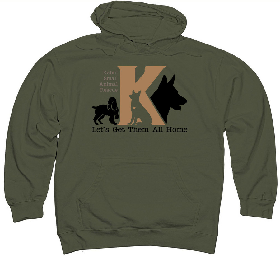 Let's Get Them All Home, a Army Midweight Pullover Hoodie