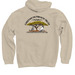 Every Cheetah Counts COT-USA&nbsp;, a Sand Pullover Hoodie (back-view)