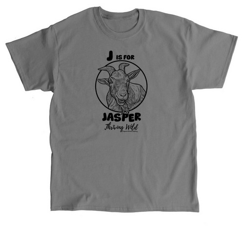 Thriving Wild: J is for Jasper, a Charcoal Classic Unisex Tee