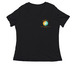 Hope Blooms for CAMK2, a Black Women's Relaxed V-Neck Tee