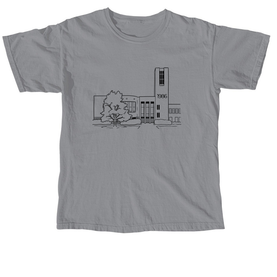 JPM High School 1986, a Granite Comfort Colors Unisex Tee