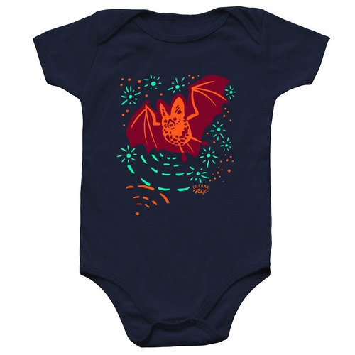 Baby - "Midnight Snack 2.0", a Navy Infant Onesie