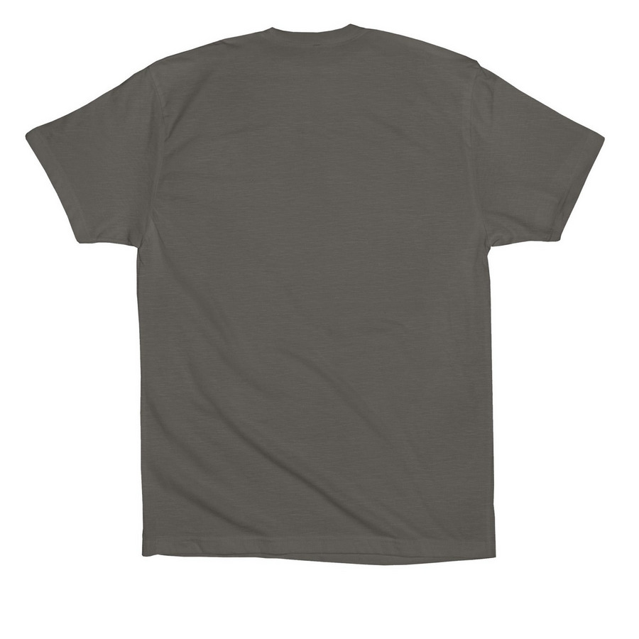 Low Life, a Asphalt Premium Cotton Tee (back-view)