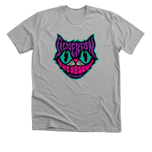 Cheshire Cat Designed by Shane Cawthon, a Athletic Heather Premium Unisex Tee