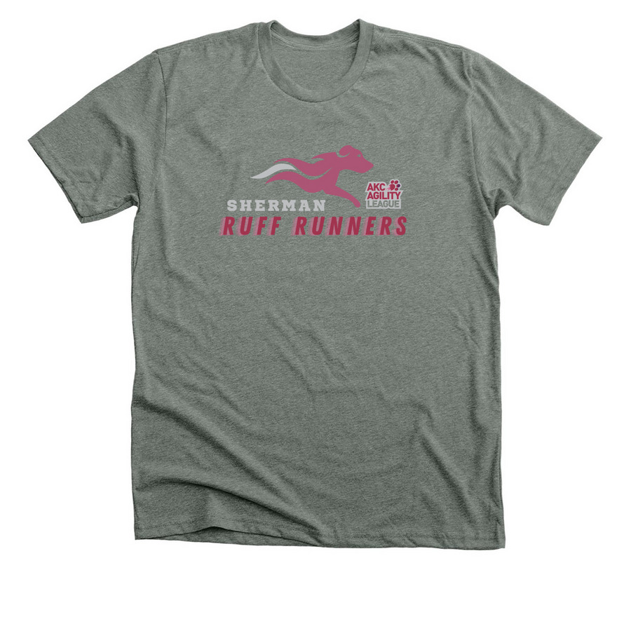 Sherman Ruff Runners, a Deep Heather Premium Unisex Tee