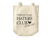 Childhood Cancer H8rs Club Tote, a Natural Over-the-Shoulder Shopping Tote Bag