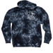 PMHS-CV Tie Dye Sweatshirt, a Black Tie Dyed Pullover Hoodie
