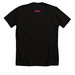 Love One, a Solid Black Blend Premium Unisex Tee (back-view)