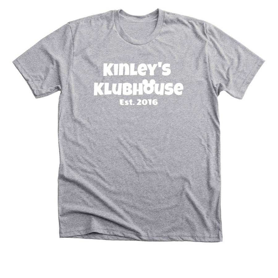 Kinley's Klubhouse, a Athletic Heather Premium Unisex Tee