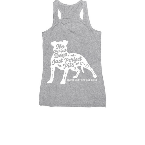 OCPBR - Just Perfect Pits, a Athletic Heather Women's Racerback