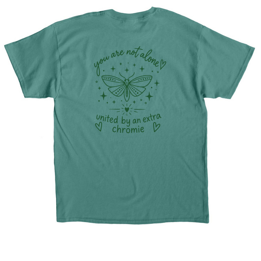 Mother Warriors: You Are Not Alone, a Jade Dome Classic Unisex Tee (back-view)