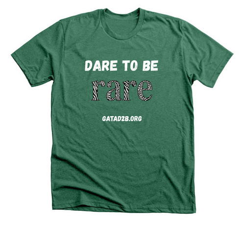 Dare to be Rare!, a Heather Grass Green Premium Unisex Tee