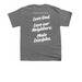 To Do List, a Charcoal Youth Unisex Tee (back-view)
