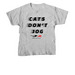Cats Don't Jog, a Sport Grey Youth Unisex Tee