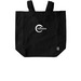 CSLDallas White Logo (Bags), a Black Recycled Cotton Tote Bag