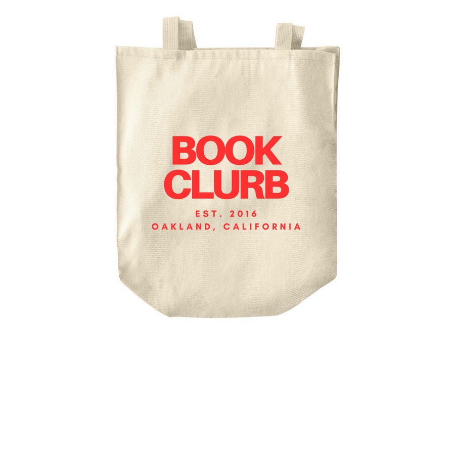 Book Clurb for WFP, a Natural Over-the-Shoulder Shopping Tote Bag