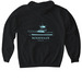 Wild Coast Alaska Aqua Series, a Black Gildan Softstyle Pullover Hoodie (back-view)