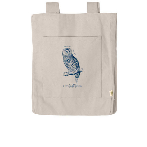 Barred Owl Tote, a Pumice Reclaimist Everywhere Tote Bag