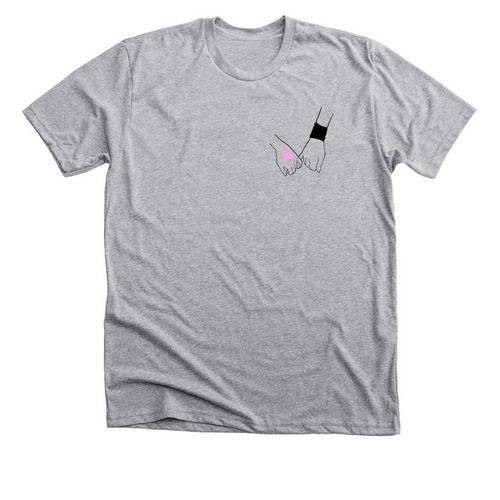 NaLu pinky swear&nbsp;, a Athletic Heather Premium Unisex Tee
