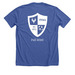 U4 Richards/Wilson/Wilson, a Solid True Royal Premium Unisex Tee (back-view)
