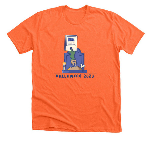 MLA Halloween 2026!, a Heather Orange Premium Unisex Tee